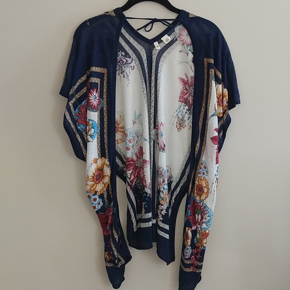 Anthropologie Sweaters - Moth Anthropologie Floral Open Front Cardigan M